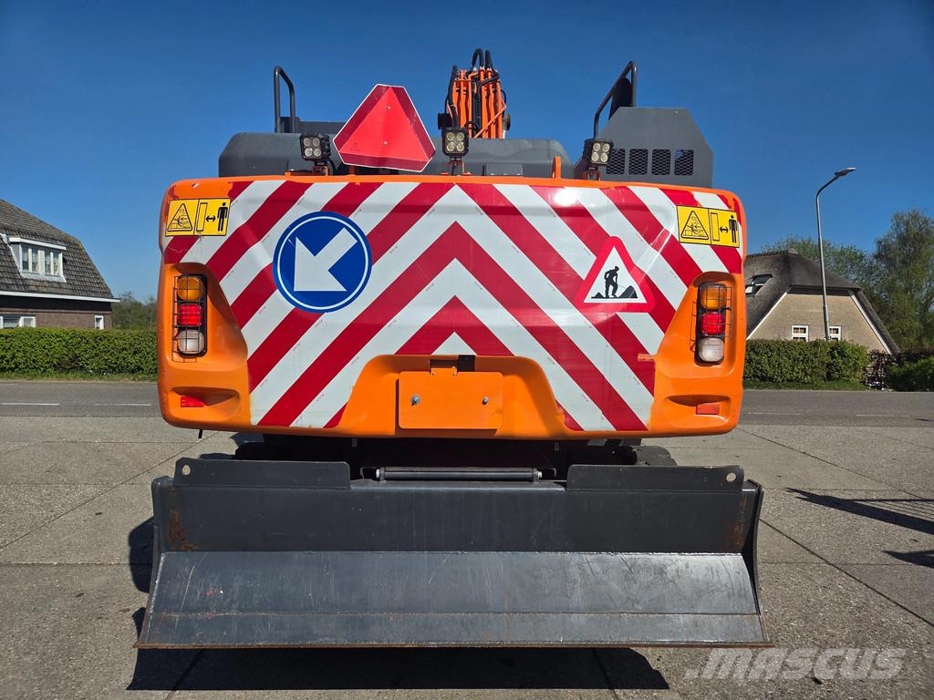 Doosan DX210W-5 2018 met Zijtveld S1202D sorteergrijper 2 Колісні екскаватори