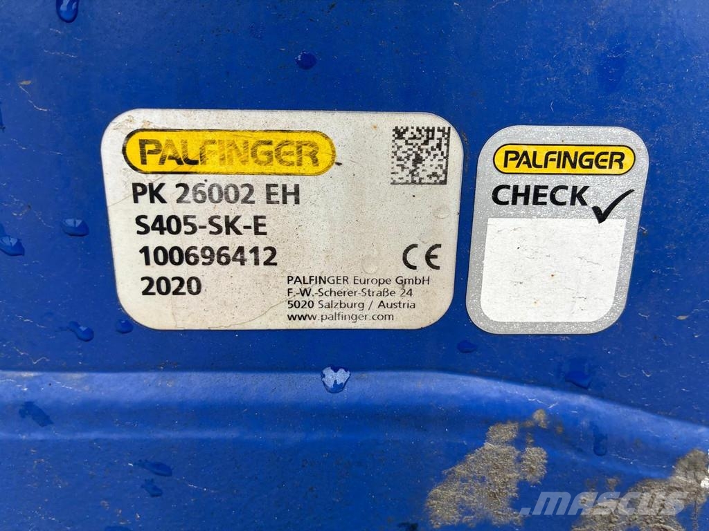 Palfinger PK 26002 CRANE + JIB PJ060 Крани вантажників