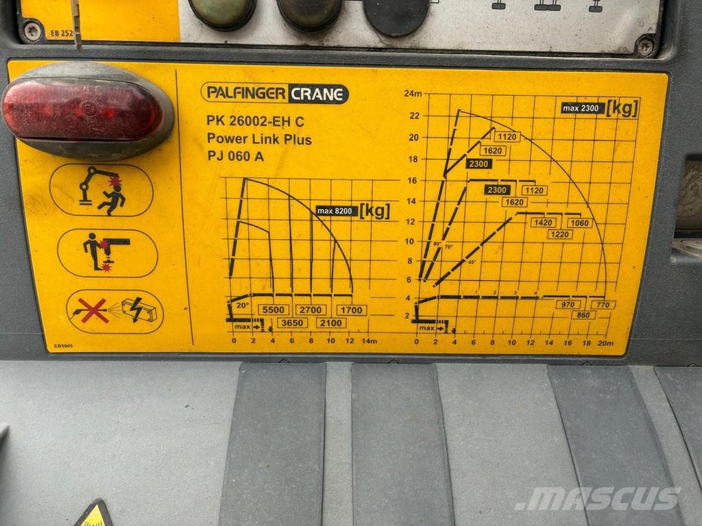 Palfinger PK 26002 CRANE + JIB PJ060 Крани вантажників