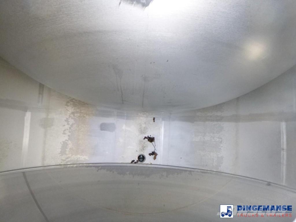 Maisonneuve Food tank inox 58 m3 / 4 comp + compressor Tankopleggers