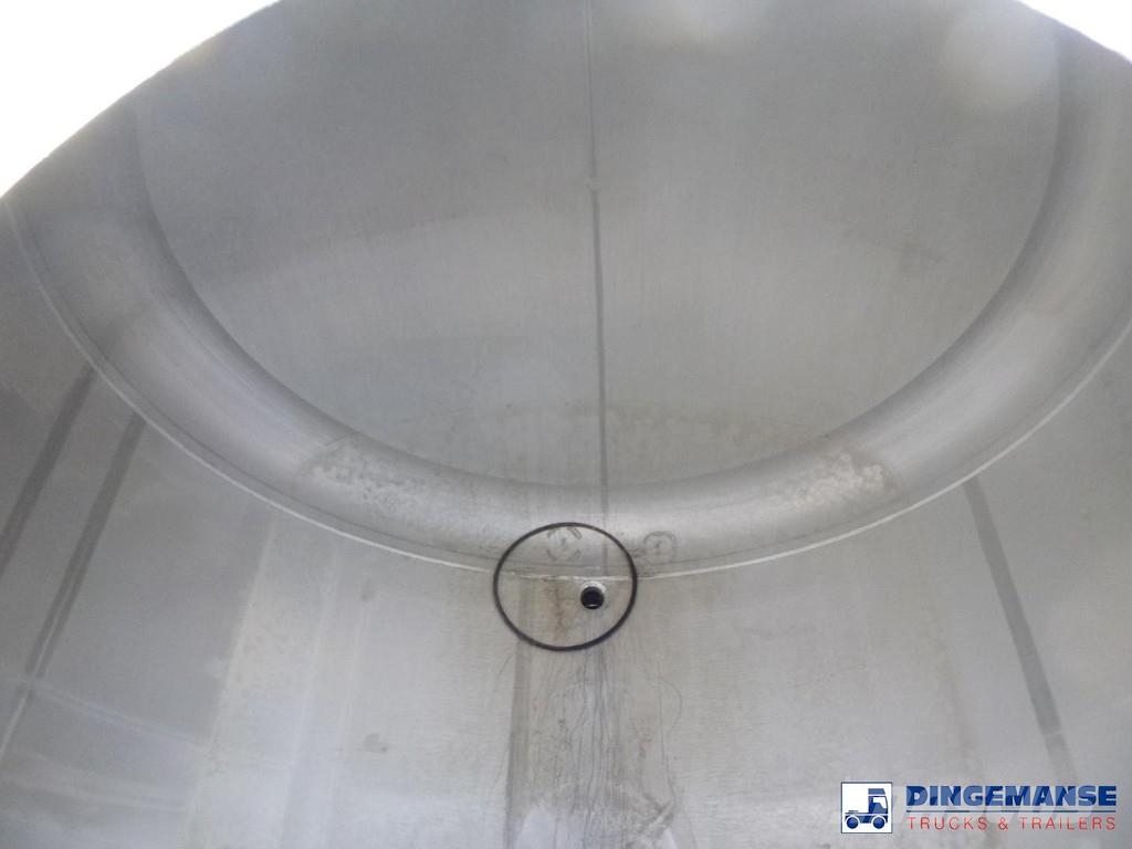 Maisonneuve Food tank inox 58 m3 / 4 comp + compressor Tankopleggers
