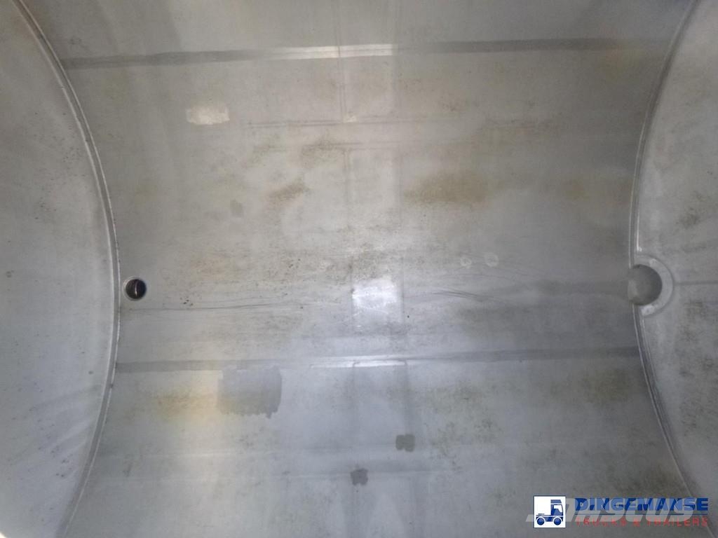 Maisonneuve Food tank inox 58 m3 / 4 comp + compressor Tankopleggers