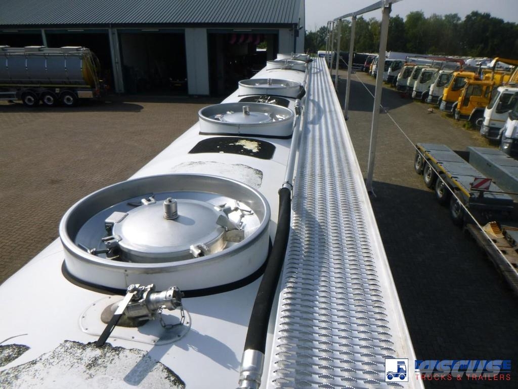 Maisonneuve Food tank inox 58 m3 / 4 comp + compressor Tankopleggers