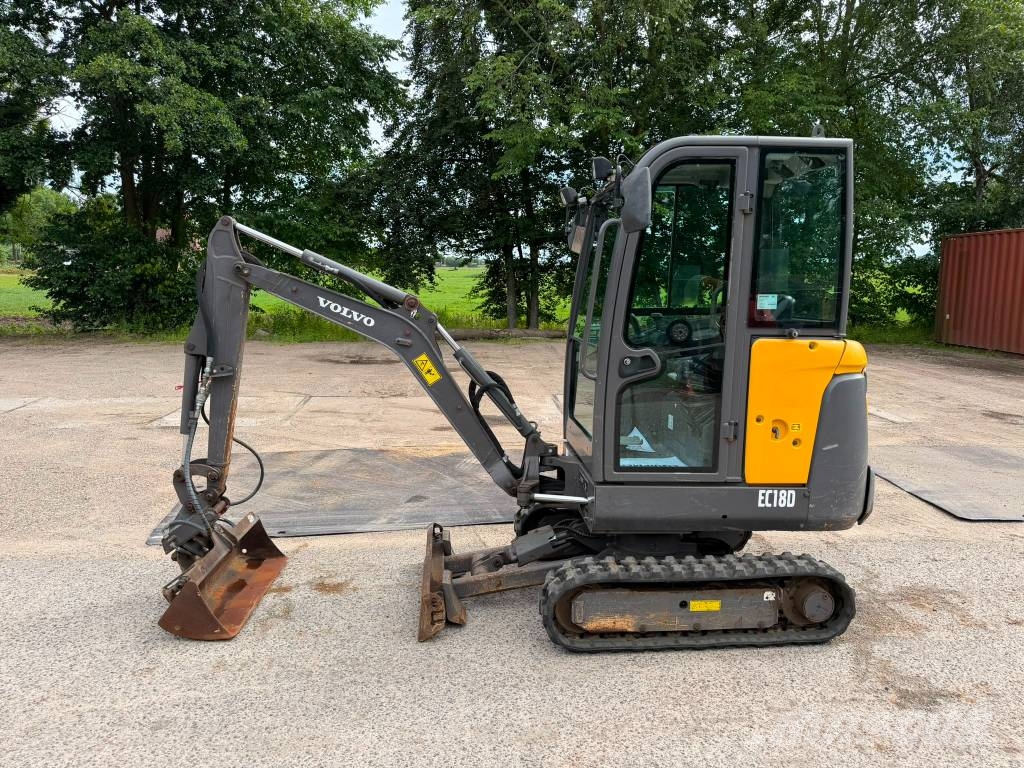 Volvo EC 18 D 소형 굴삭기 7톤 미만