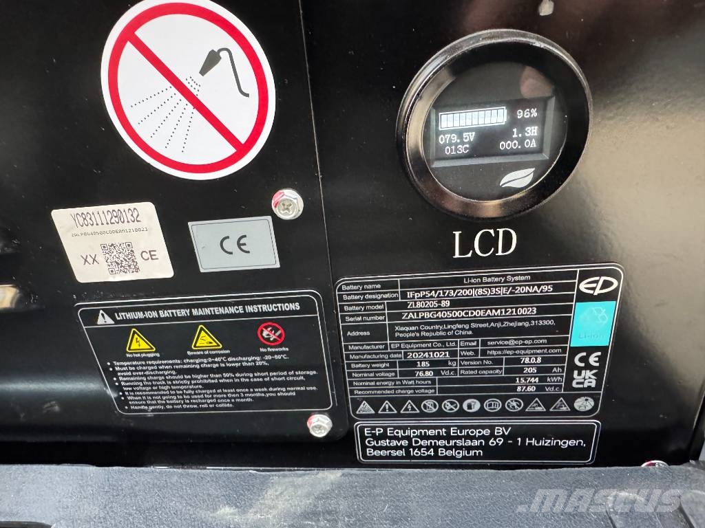 EP CPD 18 FVL Electric forklifts