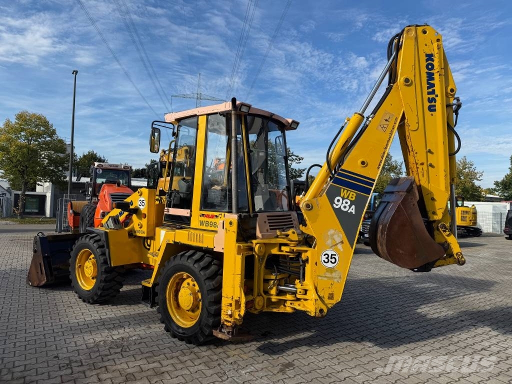 Komatsu WB 98 A-2 Baggerlader SW Gabel Schaufel Utovarni rovokopači