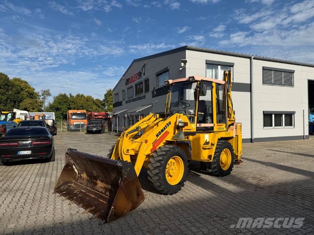 Komatsu WB 98 A-2 Baggerlader SW Gabel Schaufel Utovarni rovokopači