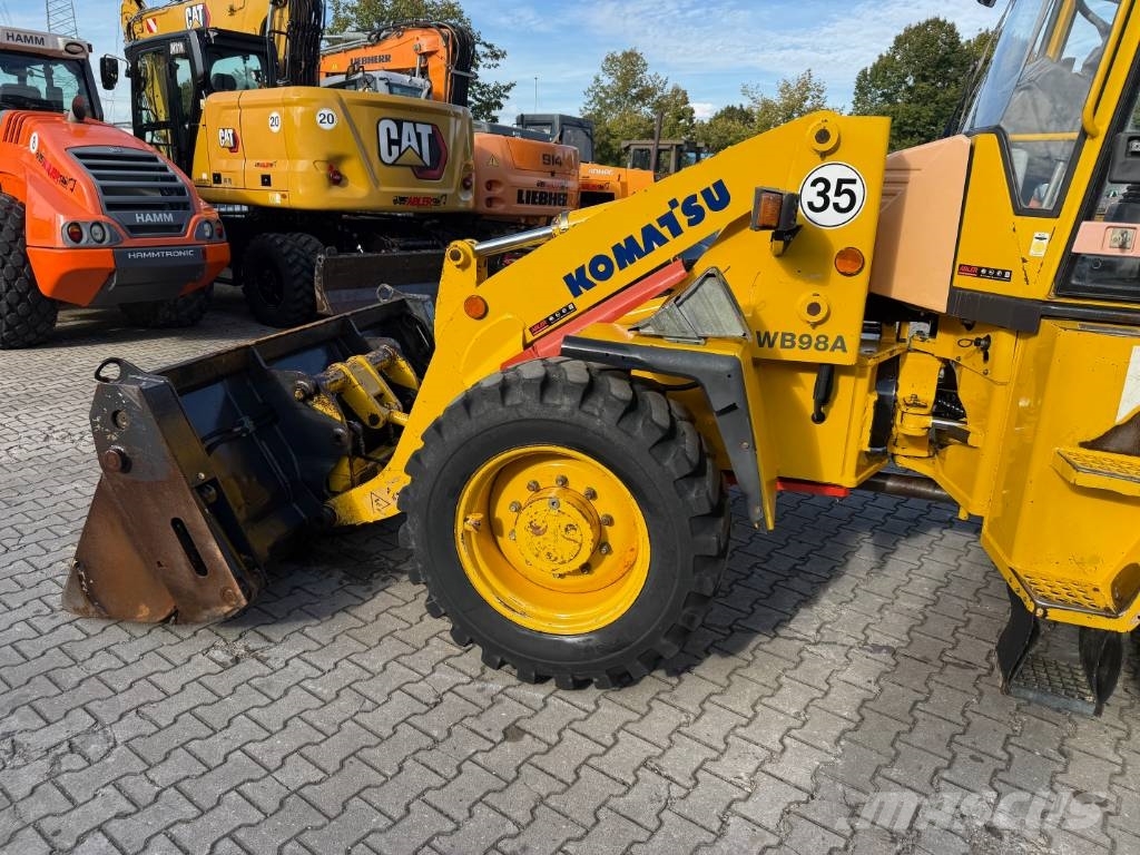 Komatsu WB 98 A-2 Baggerlader SW Gabel Schaufel Utovarni rovokopači
