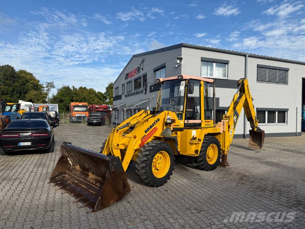 Komatsu WB 98 A-2 Baggerlader SW Gabel Schaufel Utovarni rovokopači