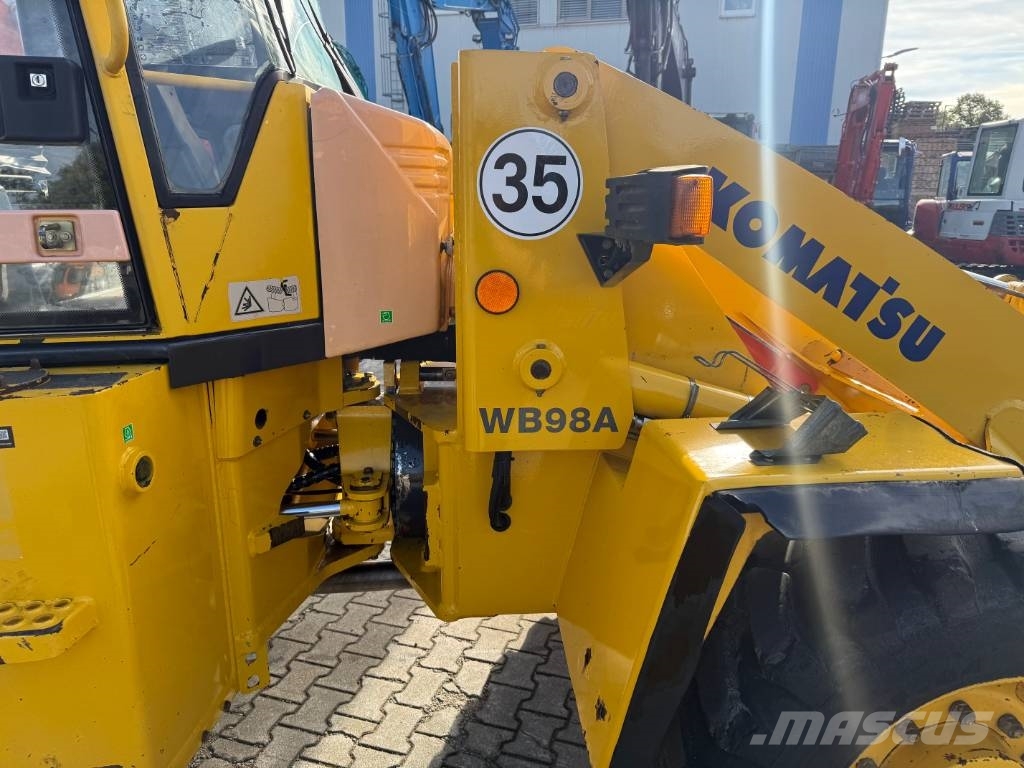Komatsu WB 98 A-2 Baggerlader SW Gabel Schaufel Utovarni rovokopači