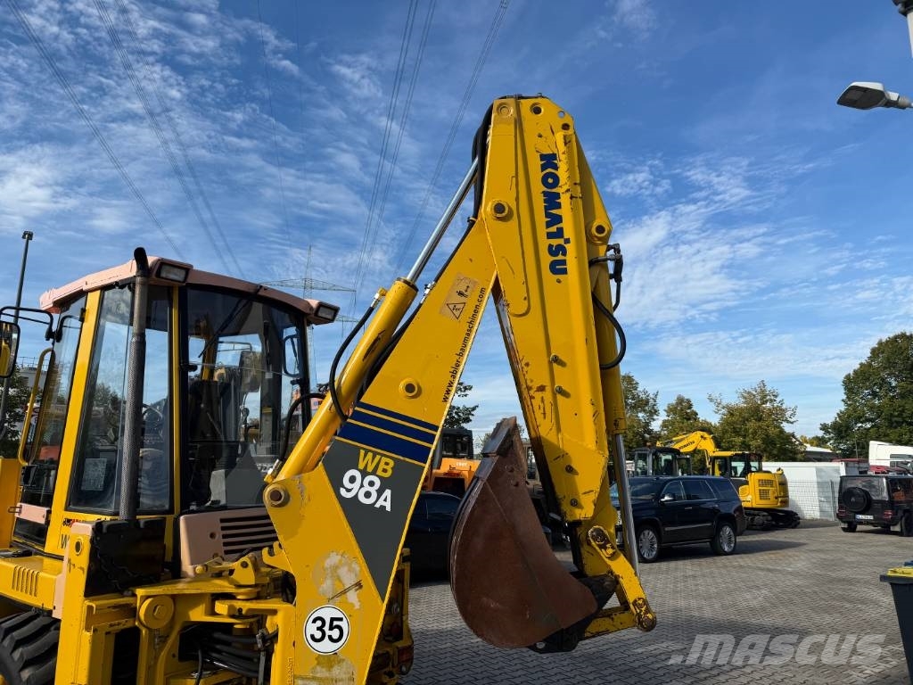 Komatsu WB 98 A-2 Baggerlader SW Gabel Schaufel Utovarni rovokopači