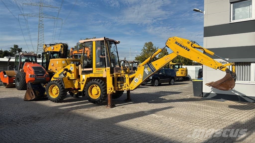 Komatsu WB 98 A-2 Baggerlader SW Gabel Schaufel Utovarni rovokopači