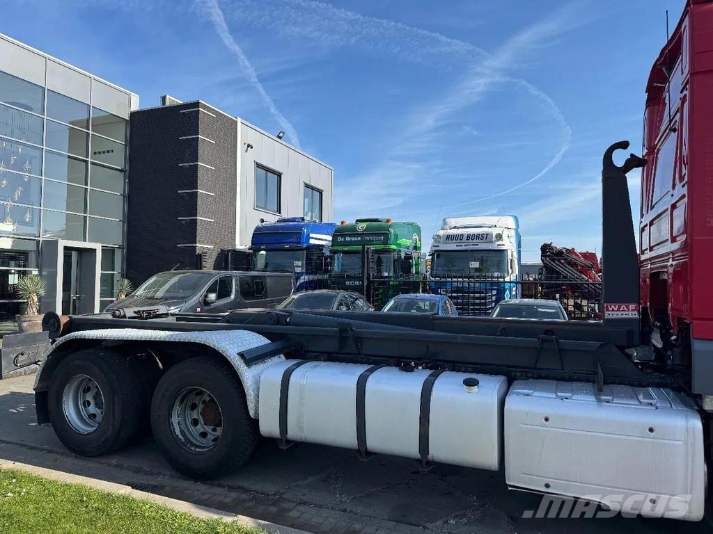DAF XF 460 6X2 EURO 6 VDL HOOK 20T Rol kiper kamioni sa kukom za podizanje tereta