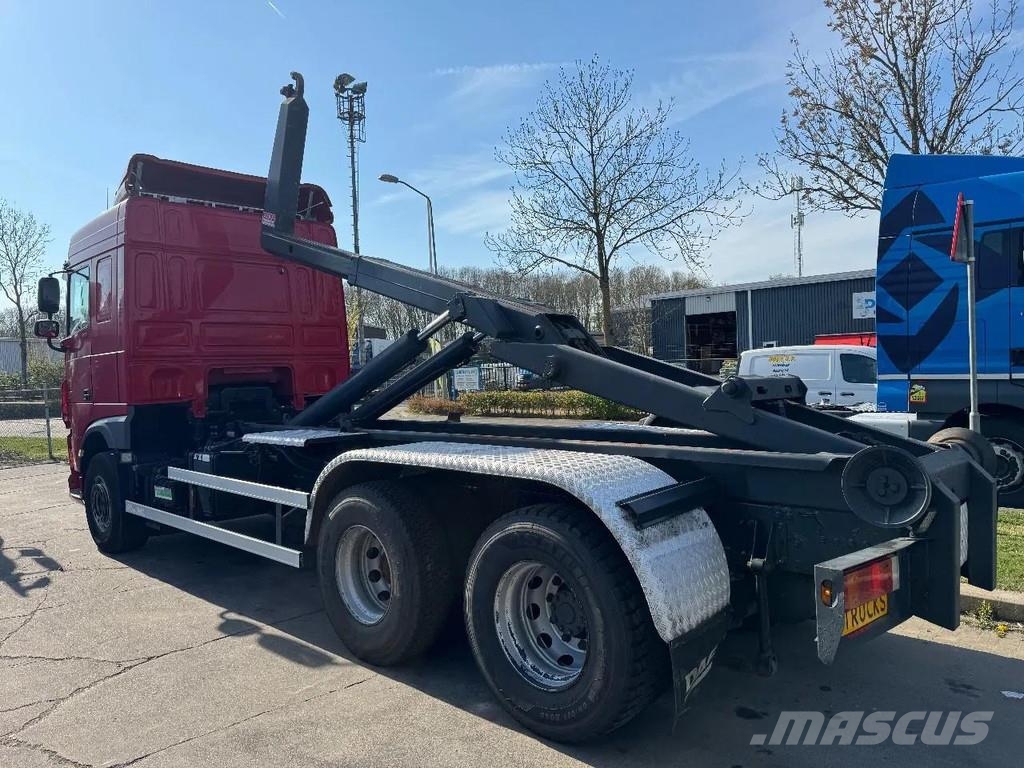 DAF XF 460 6X2 EURO 6 VDL HOOK 20T Rol kiper kamioni sa kukom za podizanje tereta
