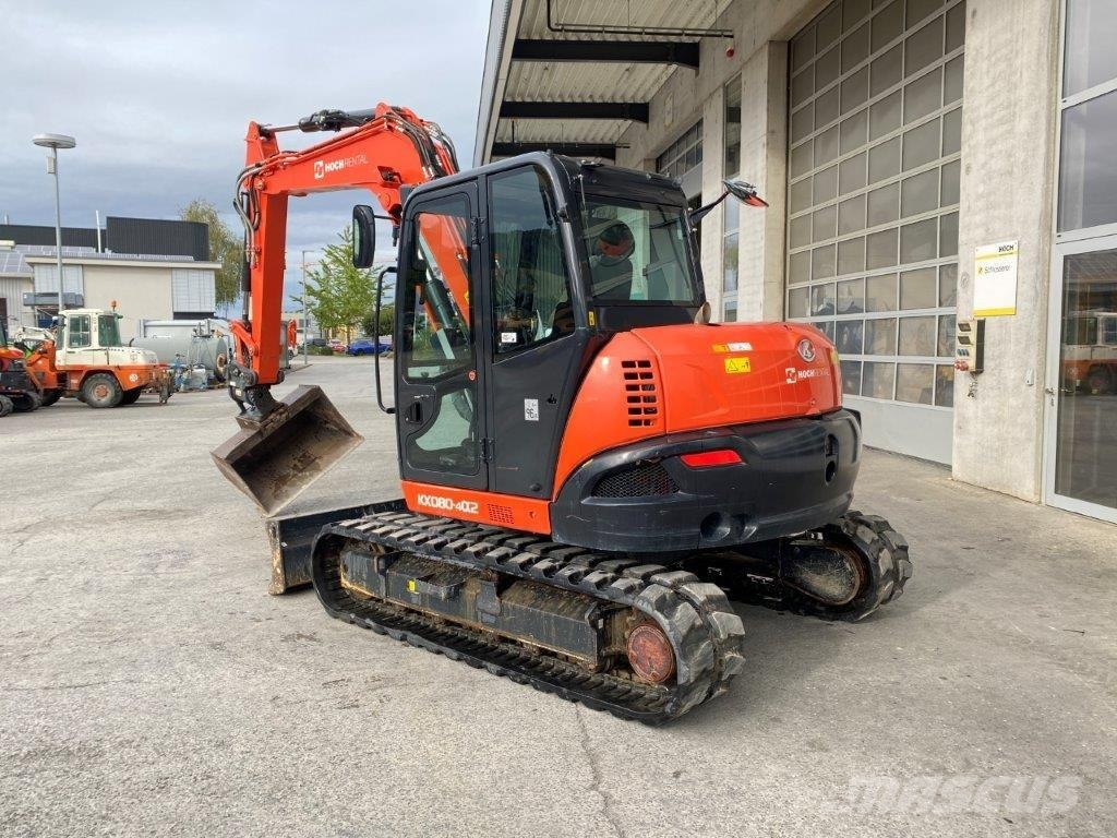 Kubota KX080-4@2 KLIMA Power-Tilt HS08 KX085 Midi ekskavatörler 7 - 12 t