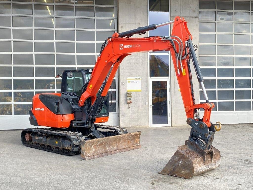 Kubota KX080-4@2 KLIMA Power-Tilt HS08 KX085 Midi ekskavatörler 7 - 12 t