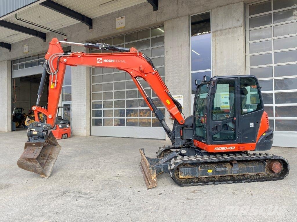 Kubota KX080-4@2 KLIMA Power-Tilt HS08 KX085 Midi ekskavatörler 7 - 12 t