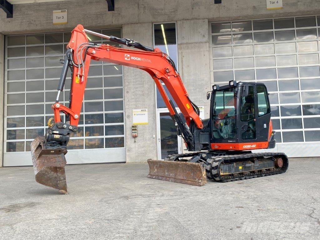 Kubota KX080-4@2 KLIMA Power-Tilt HS08 KX085 Midi ekskavatörler 7 - 12 t