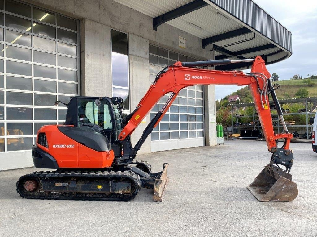 Kubota KX080-4@2 KLIMA Power-Tilt HS08 KX085 Midi ekskavatörler 7 - 12 t