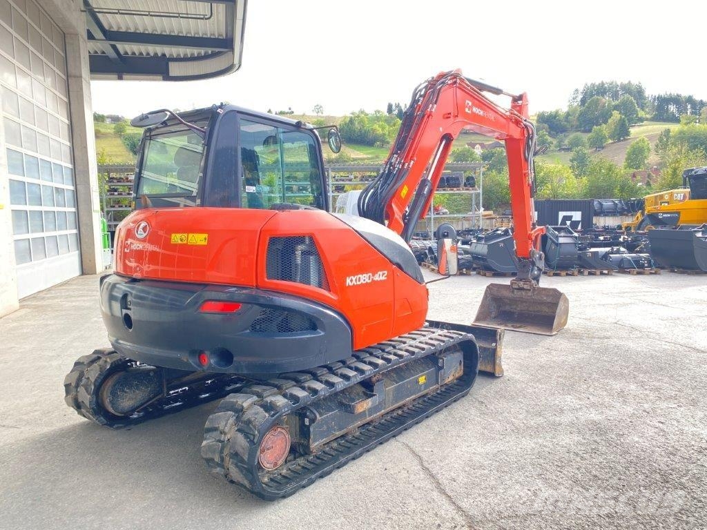 Kubota KX080-4@2 KLIMA Power-Tilt HS08 KX085 Midi ekskavatörler 7 - 12 t
