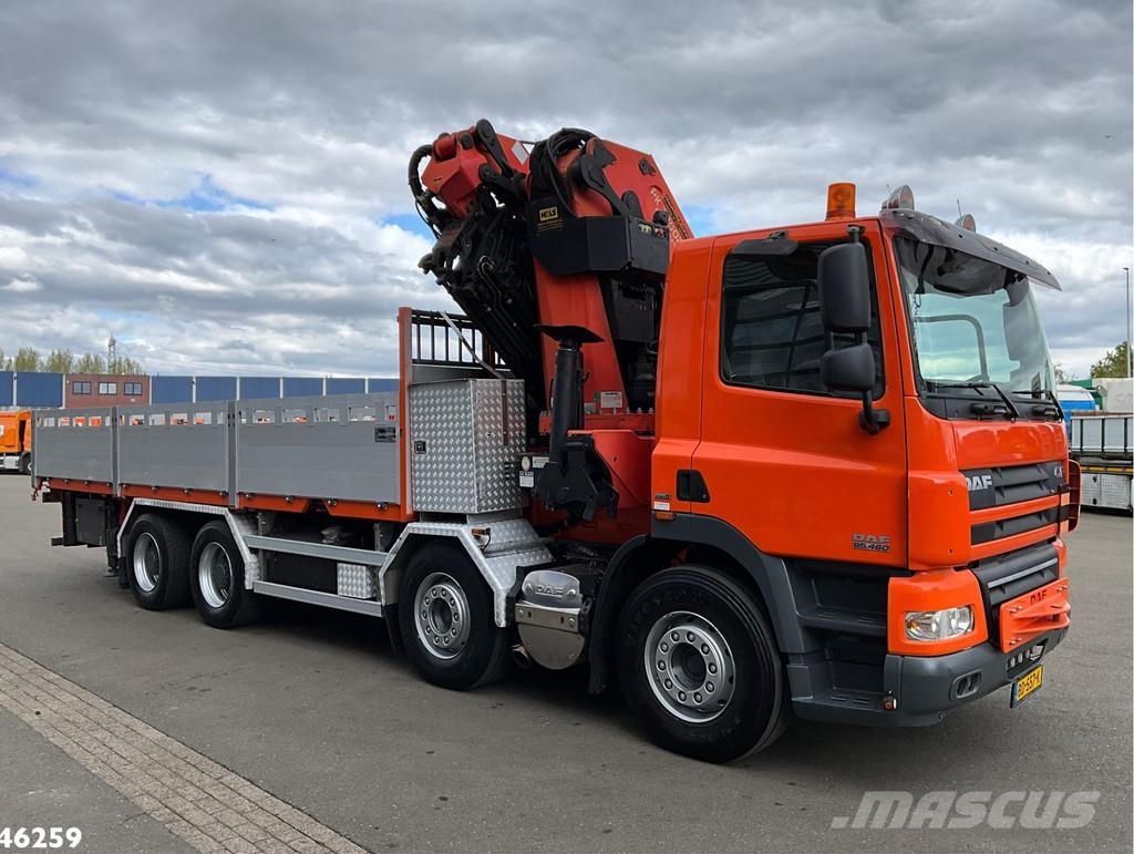 DAF FAD 85 CF 460 8x4 Palfinger 72 Tonmeter laadkraan رافعات صالحة لكل أنواع الطرق