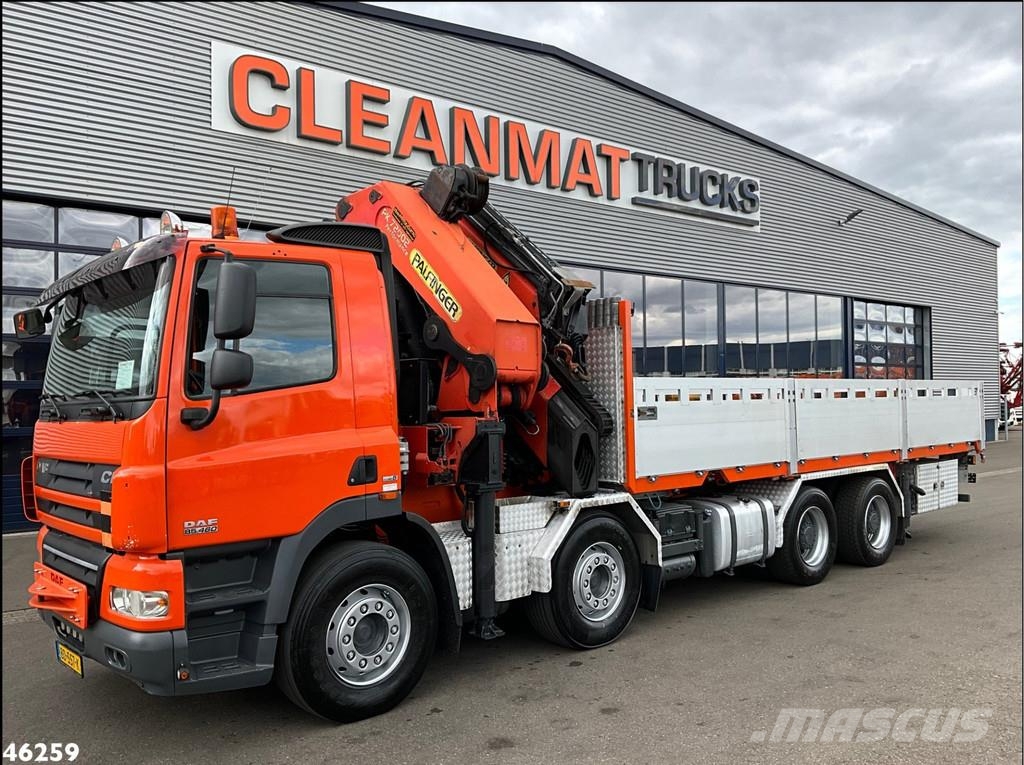 DAF FAD 85 CF 460 8x4 Palfinger 72 Tonmeter laadkraan رافعات صالحة لكل أنواع الطرق