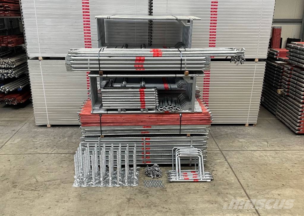 Altrad Assco Stahlgerüst mit Stahlboden 400 m² Scaffolding equipment