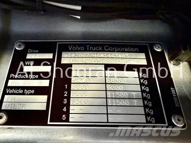 Volvo FH 500 6x4 / Kran Epsilon M10Z / Eu6 Puuautot