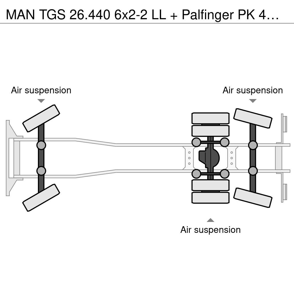 MAN TGS 26.440 6x2-2 LL + Palfinger PK 48002 EH D / Fl Maastikutõstukid