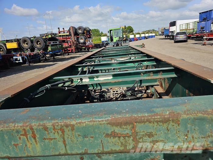 Flandria 2 AXLE 20 FT CHASSIS STEEL SUSPENSION ROR Containerchassis Semitrailere