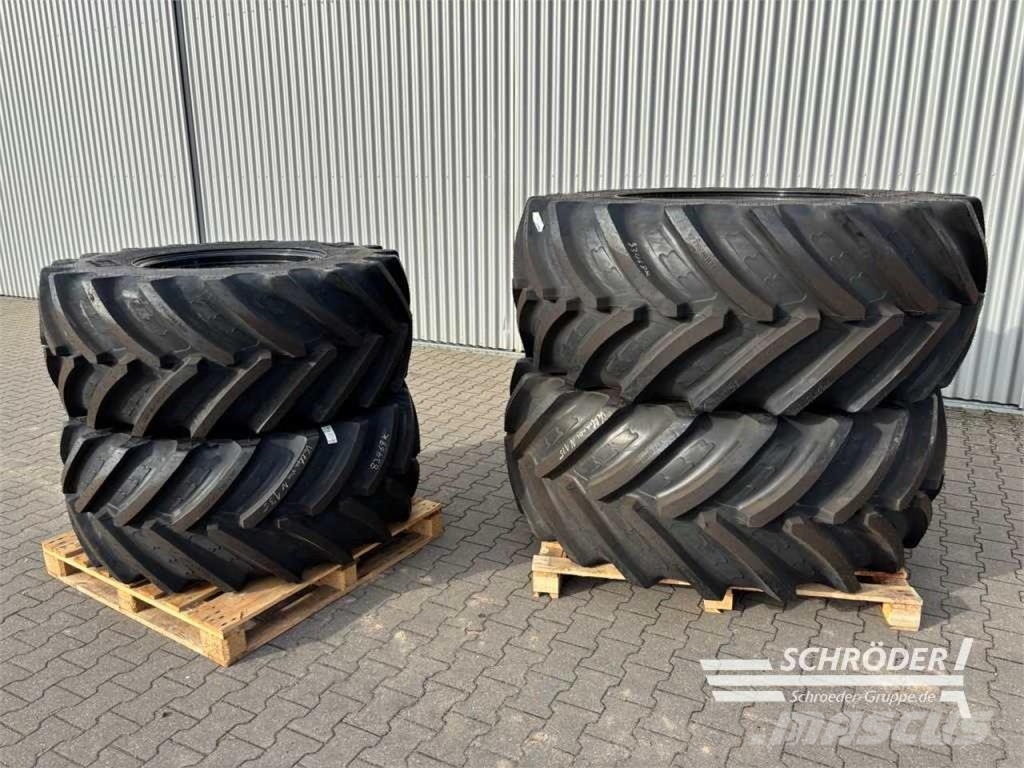 BKT VF 600/60 R28 + VF 710/60 R38 Tyres, wheels and rims