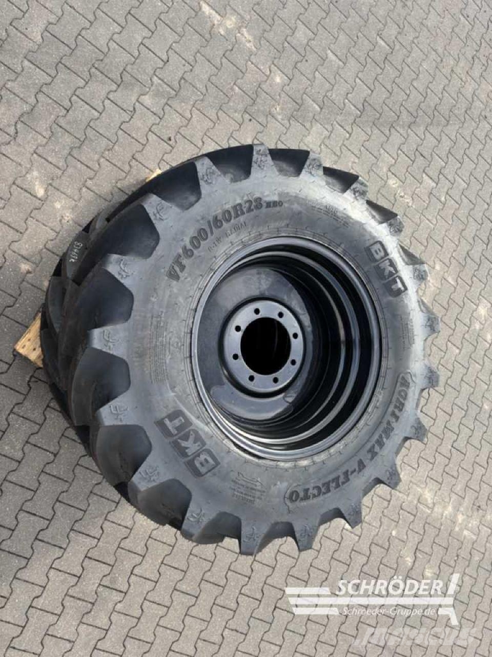 BKT VF 600/60 R28 + VF 710/60 R38 Tyres, wheels and rims