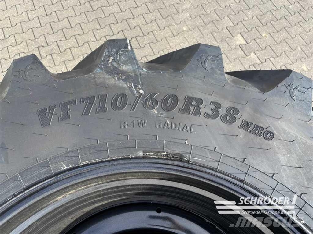 BKT VF 600/60 R28 + VF 710/60 R38 Tyres, wheels and rims