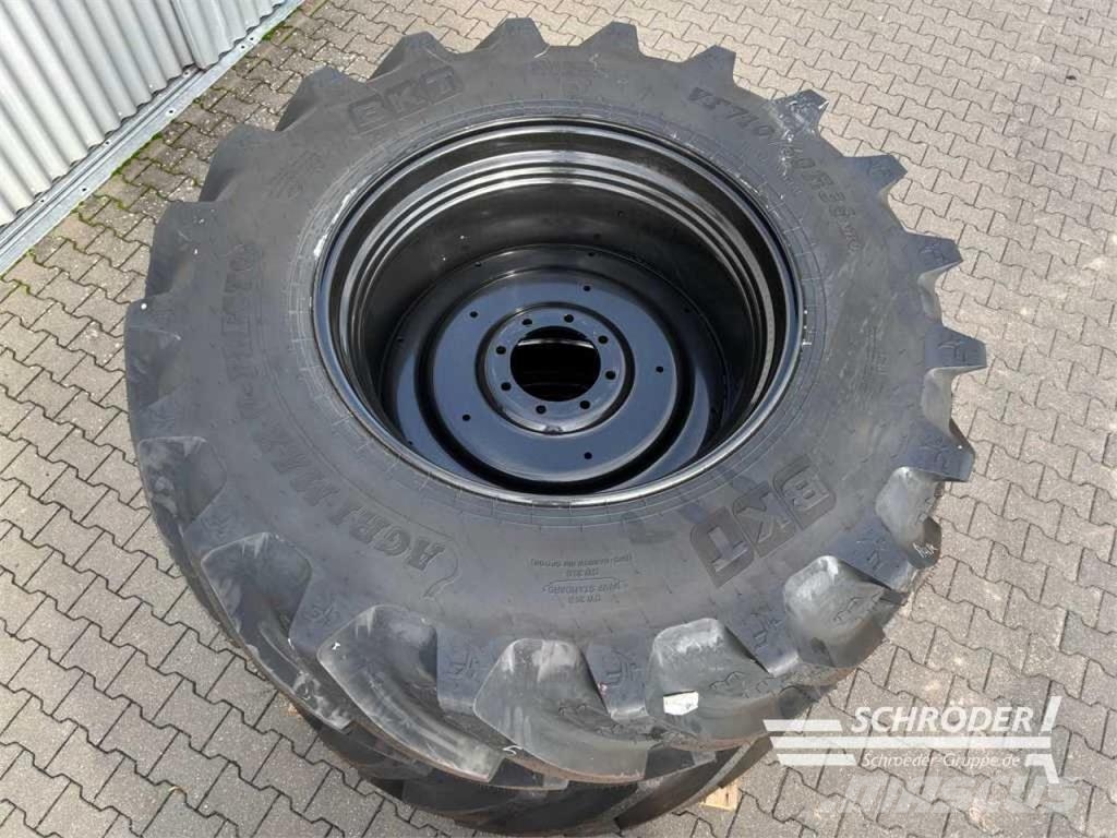 BKT VF 600/60 R28 + VF 710/60 R38 Tyres, wheels and rims