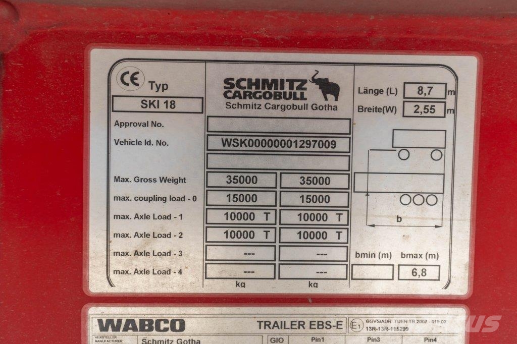Schmitz Cargobull SKI18-ALU-29M3 Semirremolques de volteo