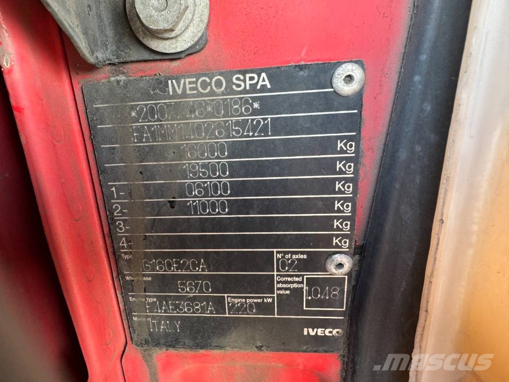 Iveco EuroCargo 160E30 Fassi F110 / Glaslad Araç üzeri vinçler