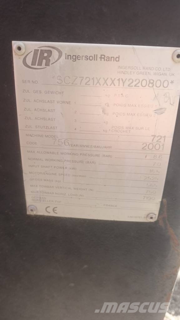 Ingersoll Rand 7/21 Compressors