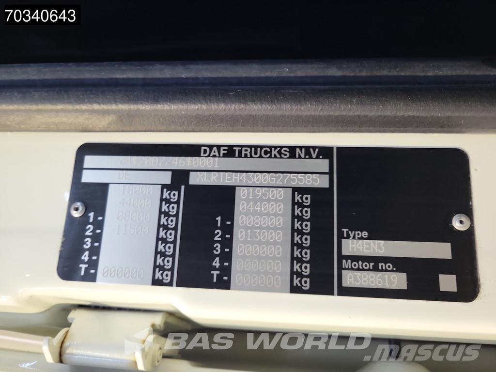 DAF XF 480 XF 4X2 NL-Truck APK SSC Retarder 2xTanks St Cabezas tractoras