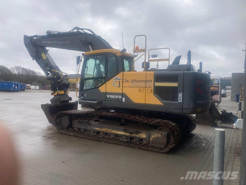 Volvo EC220EL, GPS Leica 3D, Engcon rotortilt Beltegraver