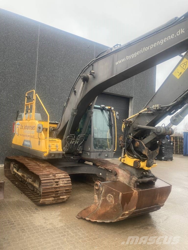 Volvo EC220EL, GPS Leica 3D, Engcon rotortilt Beltegraver