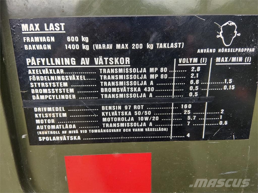 Hägglunds Bandvagn 206 معدات النقل - غير ذلك