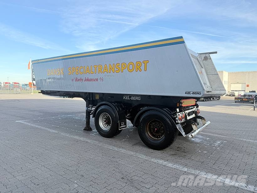 Kel-Berg City tipper / City-Alukastenmulde Kipper 24m3 نصف مقطورات قلابة