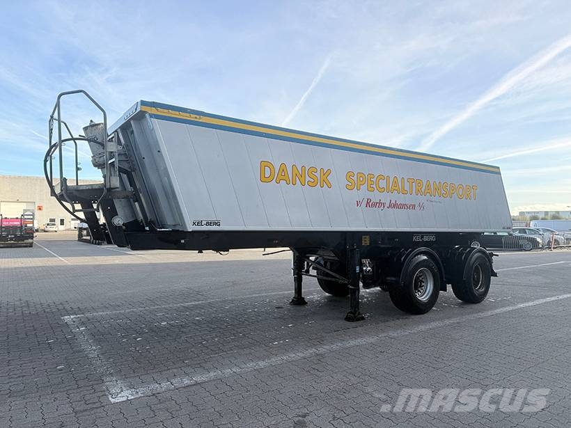 Kel-Berg City tipper / City-Alukastenmulde Kipper 24m3 نصف مقطورات قلابة