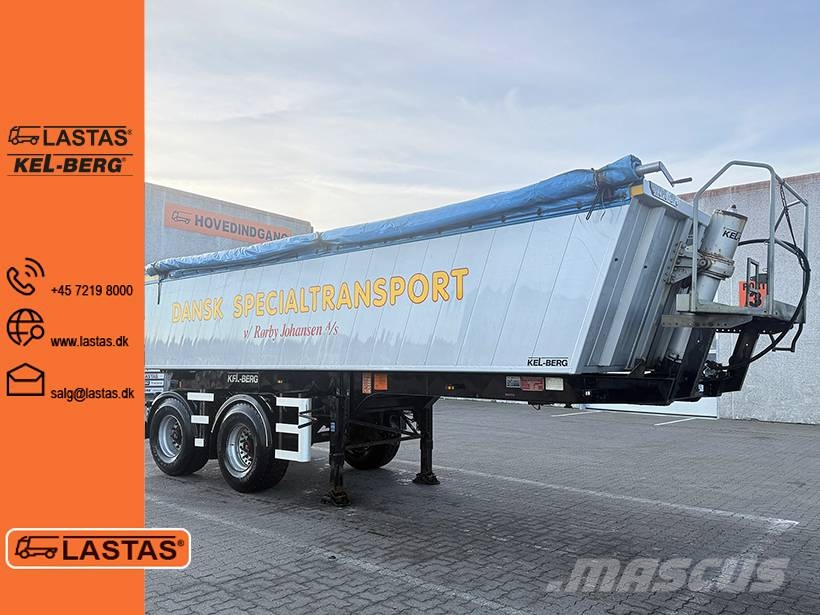 Kel-Berg City tipper / City-Alukastenmulde Kipper 24m3 نصف مقطورات قلابة