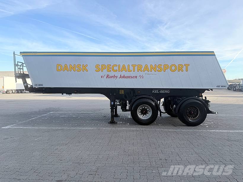Kel-Berg City tipper / City-Alukastenmulde Kipper 24m3 نصف مقطورات قلابة