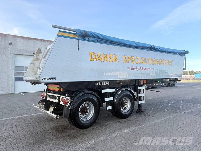 Kel-Berg City tipper / City-Alukastenmulde Kipper 24m3 نصف مقطورات قلابة