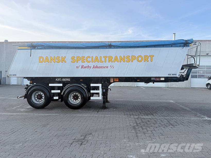 Kel-Berg City tipper / City-Alukastenmulde Kipper 24m3 نصف مقطورات قلابة