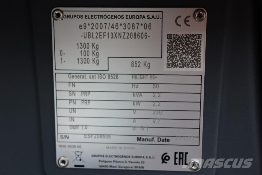 Atlas Copco Hilight H6+ Valid inspection, Max Boom Height 8m, أبراج خفيفة