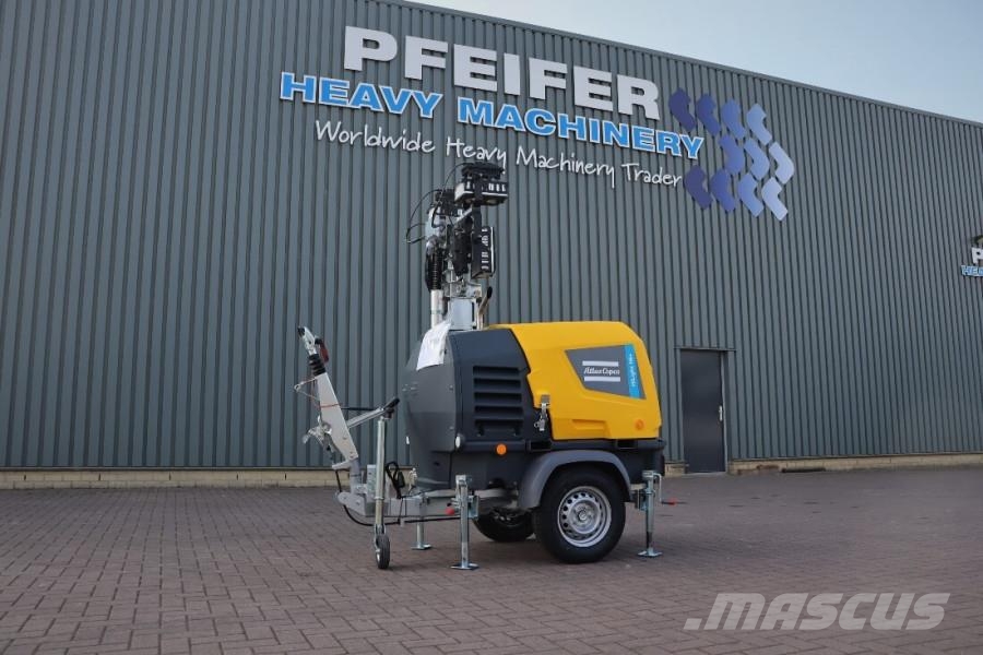 Atlas Copco Hilight H6+ Valid inspection, Max Boom Height 8m, أبراج خفيفة