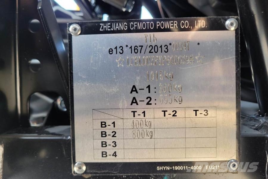 CFMoto UFORCE600 Valid Inspection, *Guarantee! Dutch Regi مركبات لجميع التضاريس